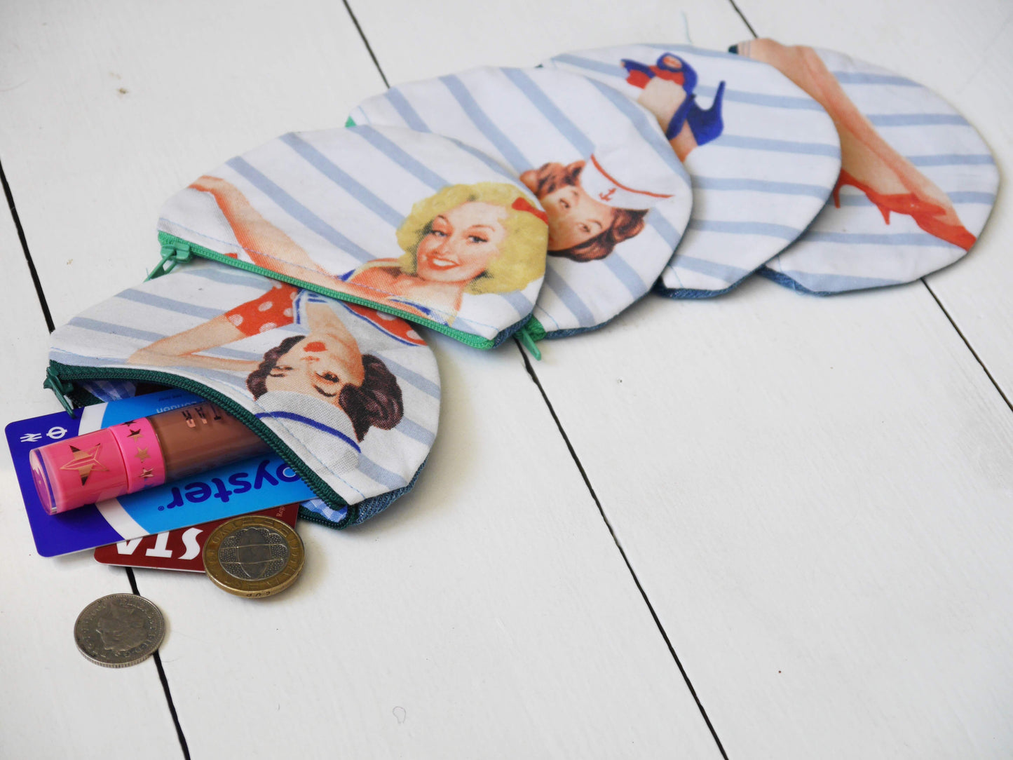 Pin Up Coin Purses