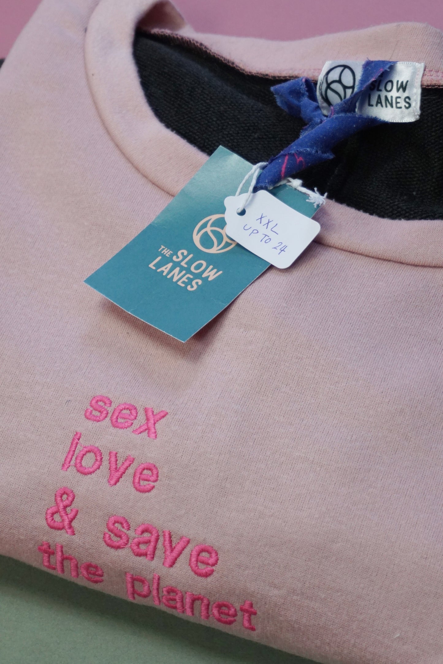 Sex, Love & Save The Planet Jumper Size XXL