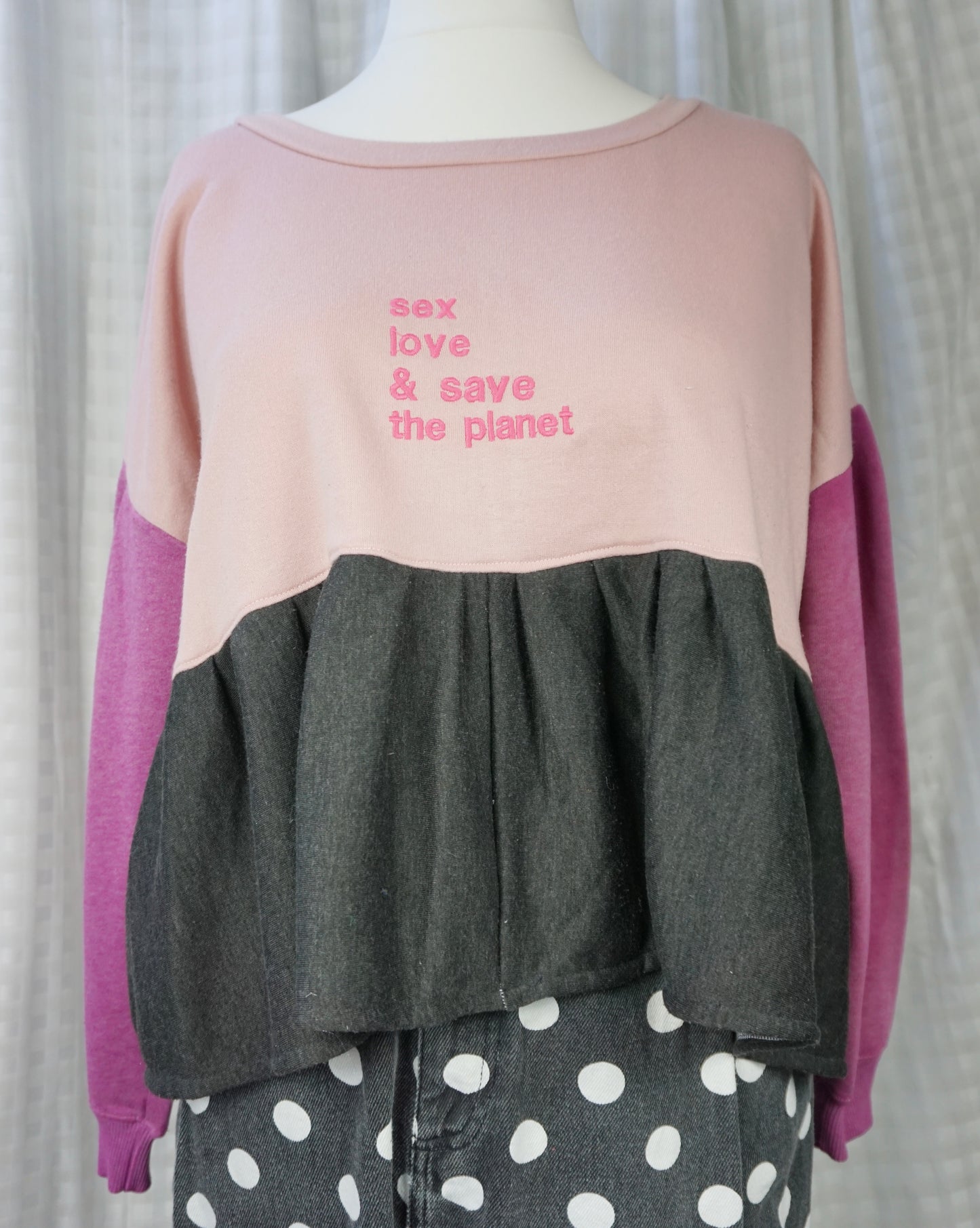 Sex, Love & Save The Planet Jumper Size XXL