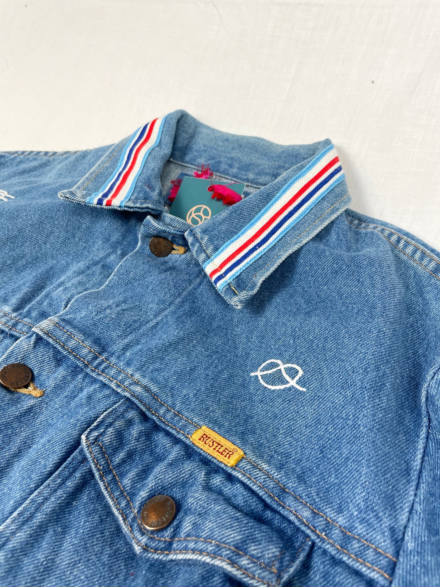 Rope Knots Denim Jacket Size