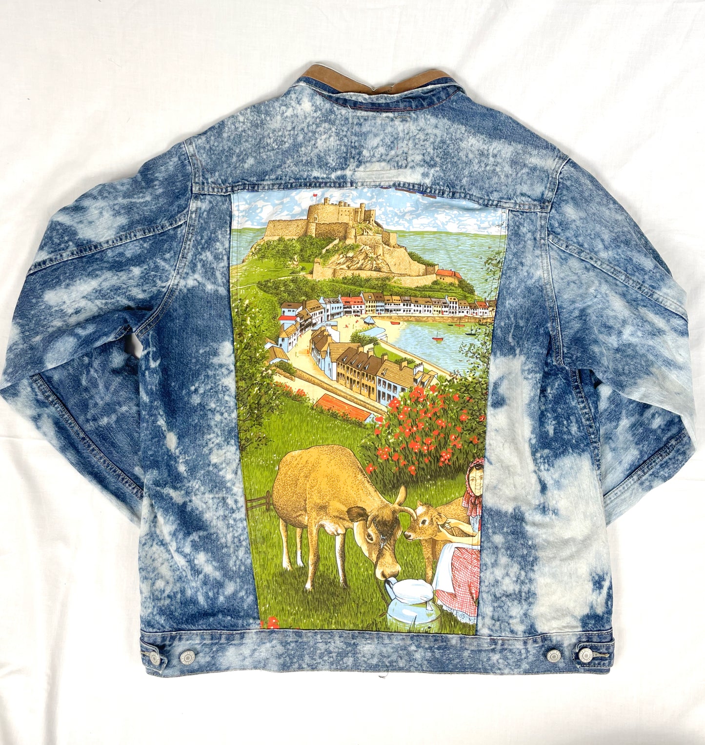 Jersey cow Vintage Jacket Size Large