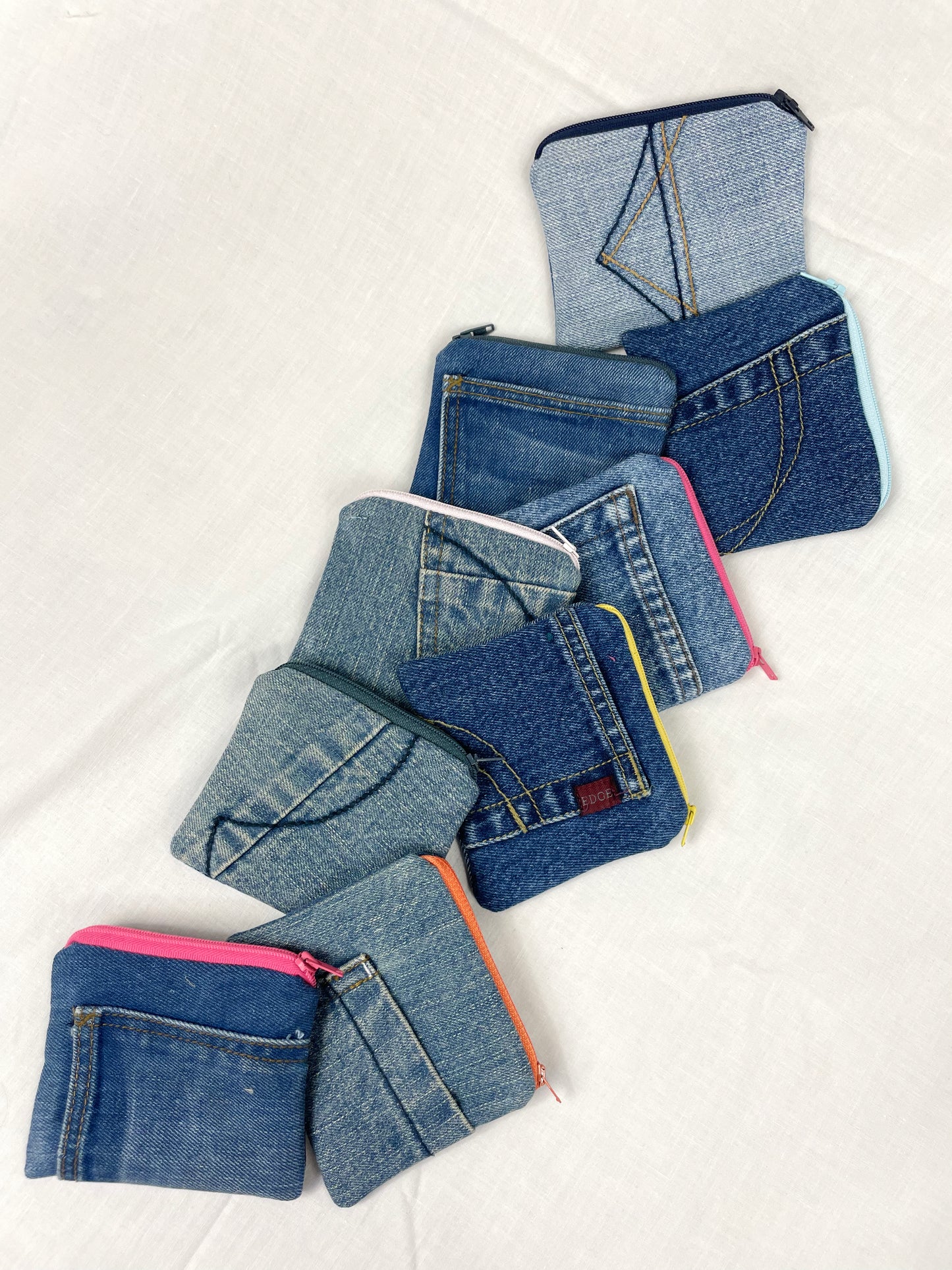 Small Denim Jean Coin Purses