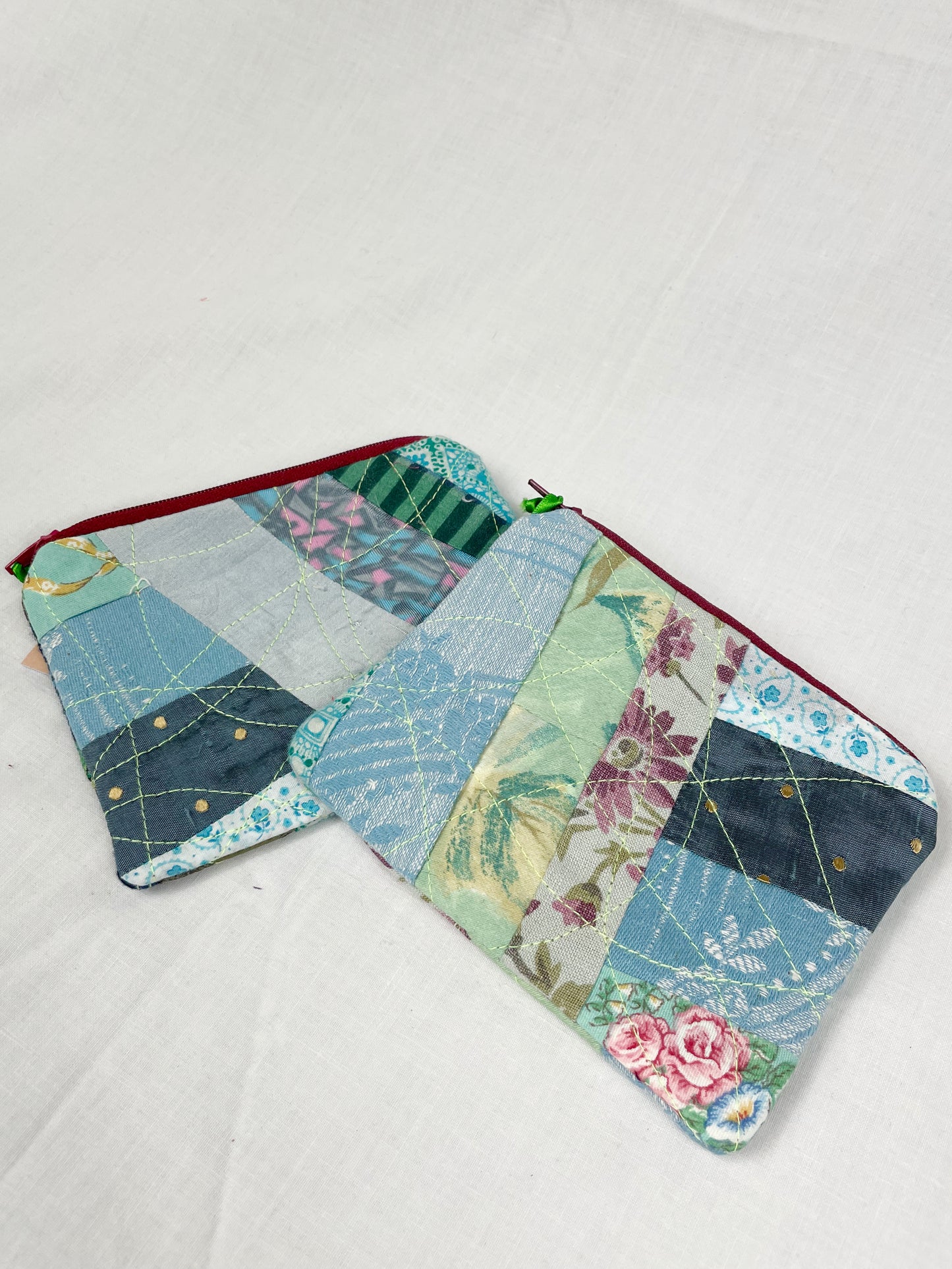 Blue Zero Waste Scrap Coin Purse