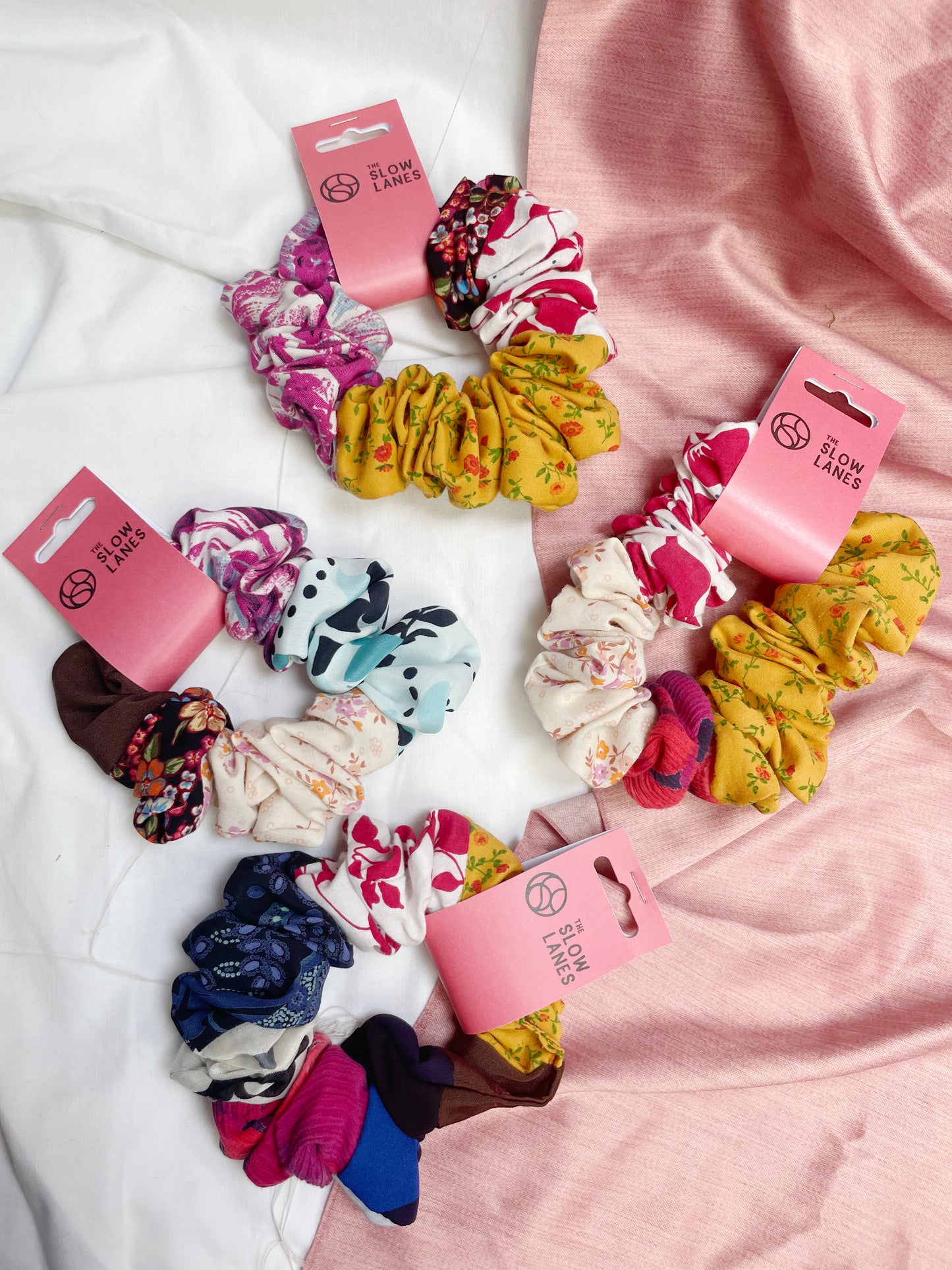 Zero Waste Scrap Scrunchies Medium