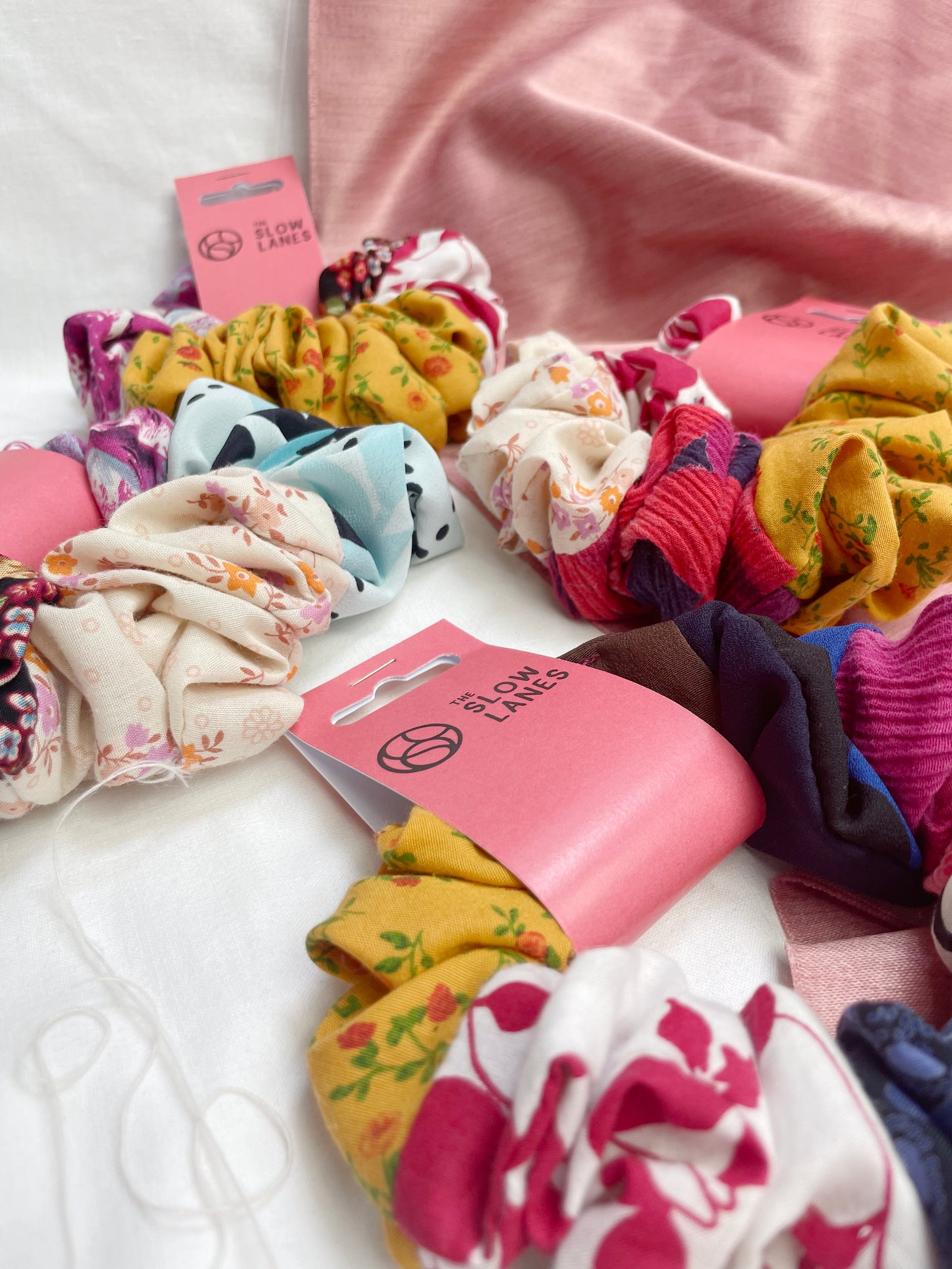 Zero Waste Scrap Scrunchies Medium