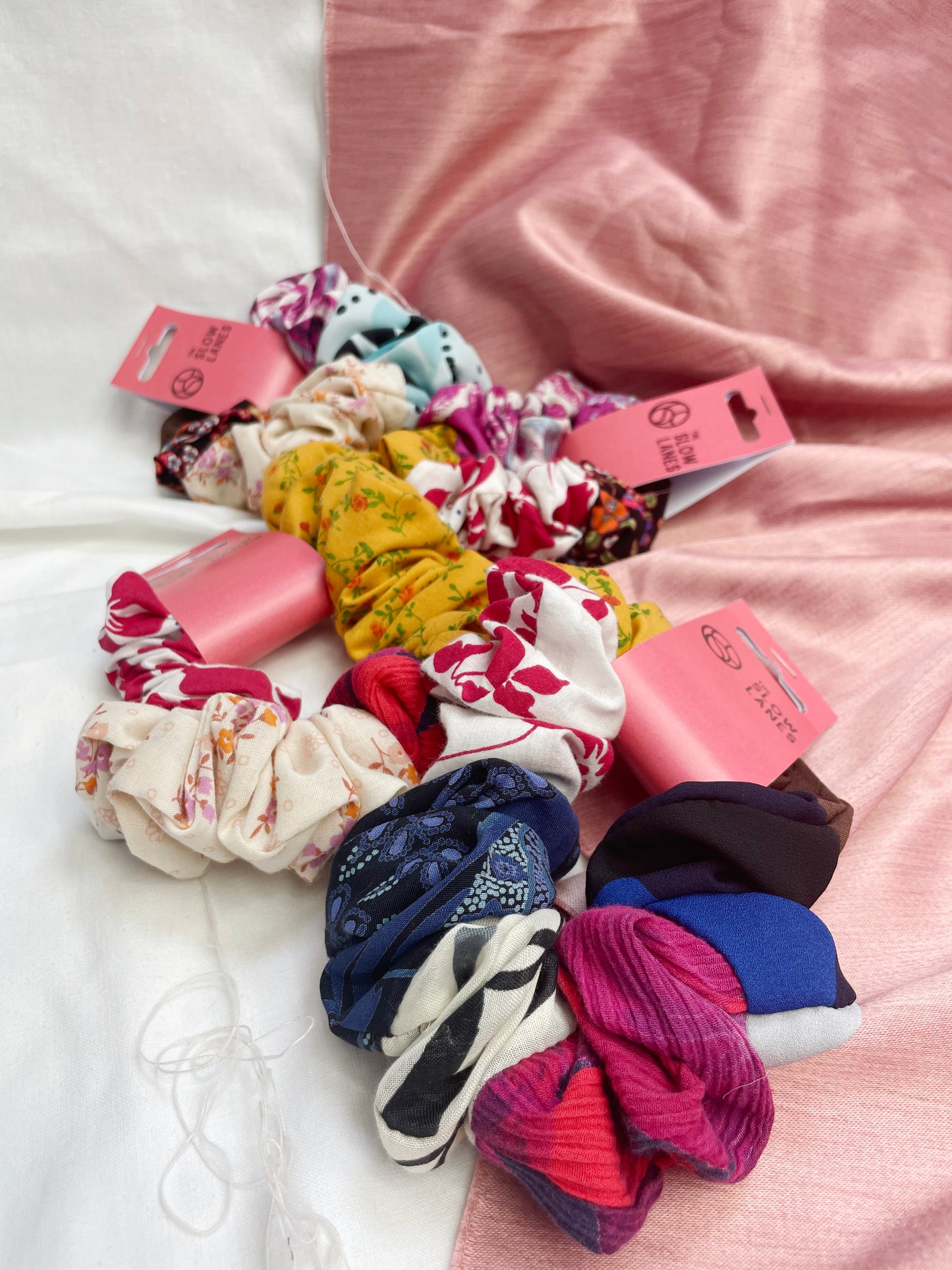 Zero Waste Scrap Scrunchies Medium