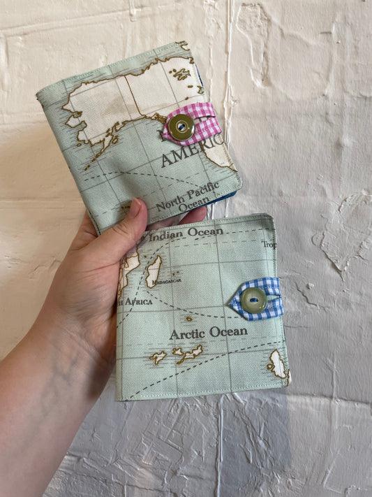 Vintage Map Needlecase