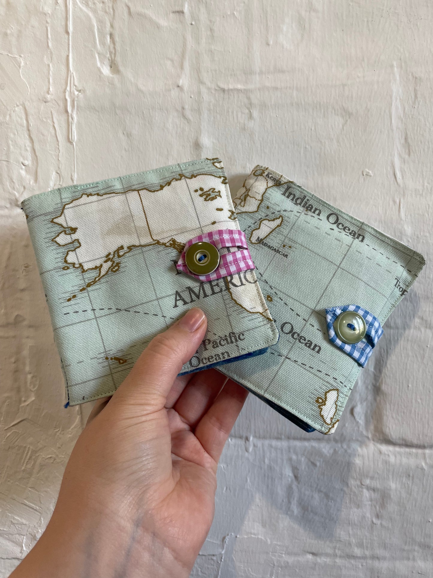 Vintage Map Needlecase