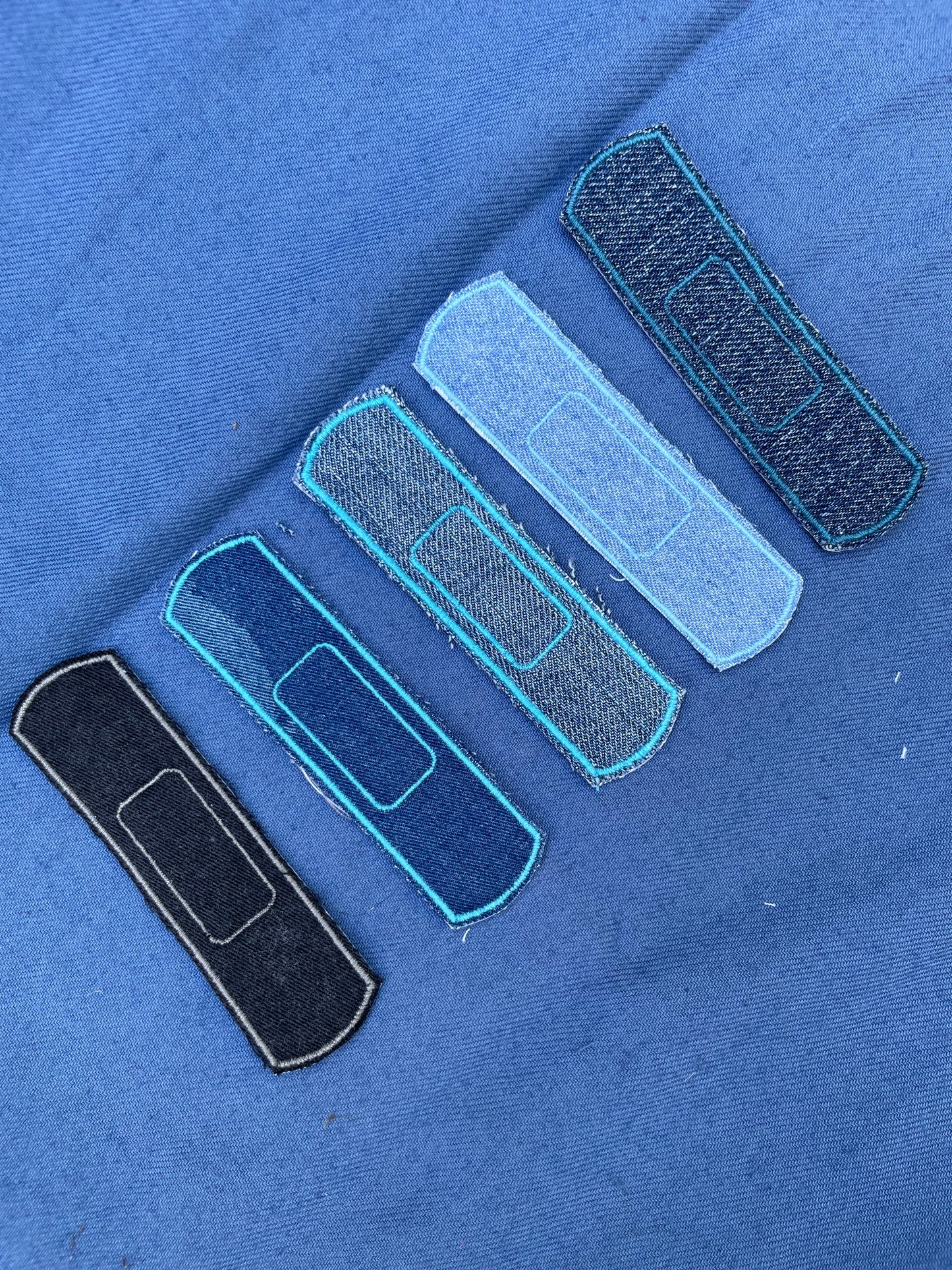 Denim Plaster Patches Pack of 5