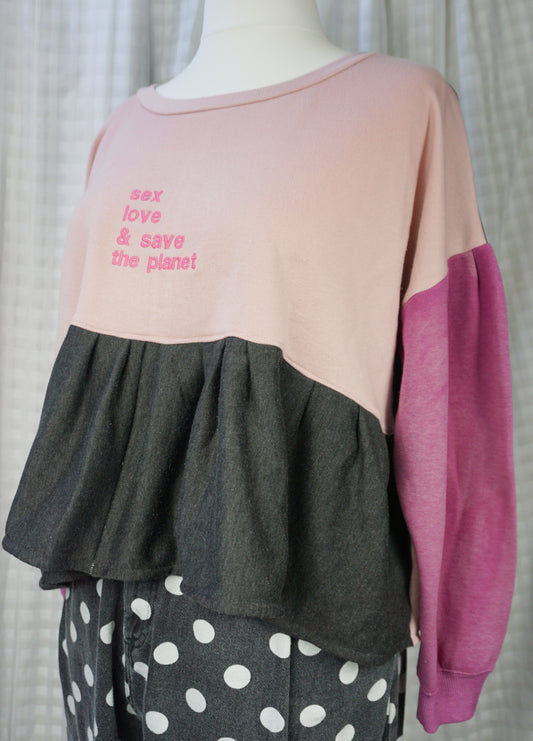 Sex, Love & Save The Planet Jumper Size XXL