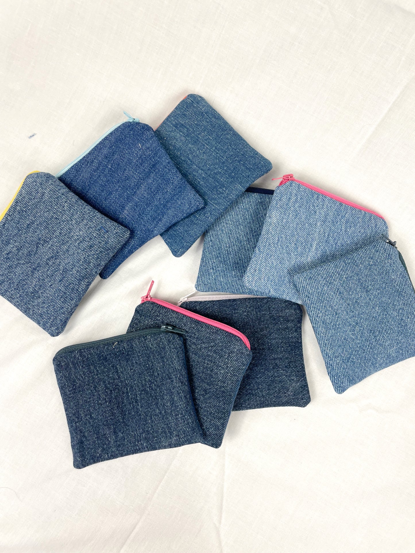 Small Denim Jean Coin Purses