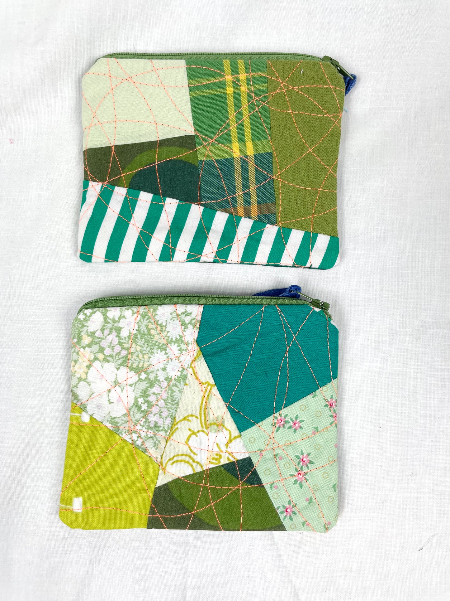 Green Zero Waste Scrap Coin Purse
