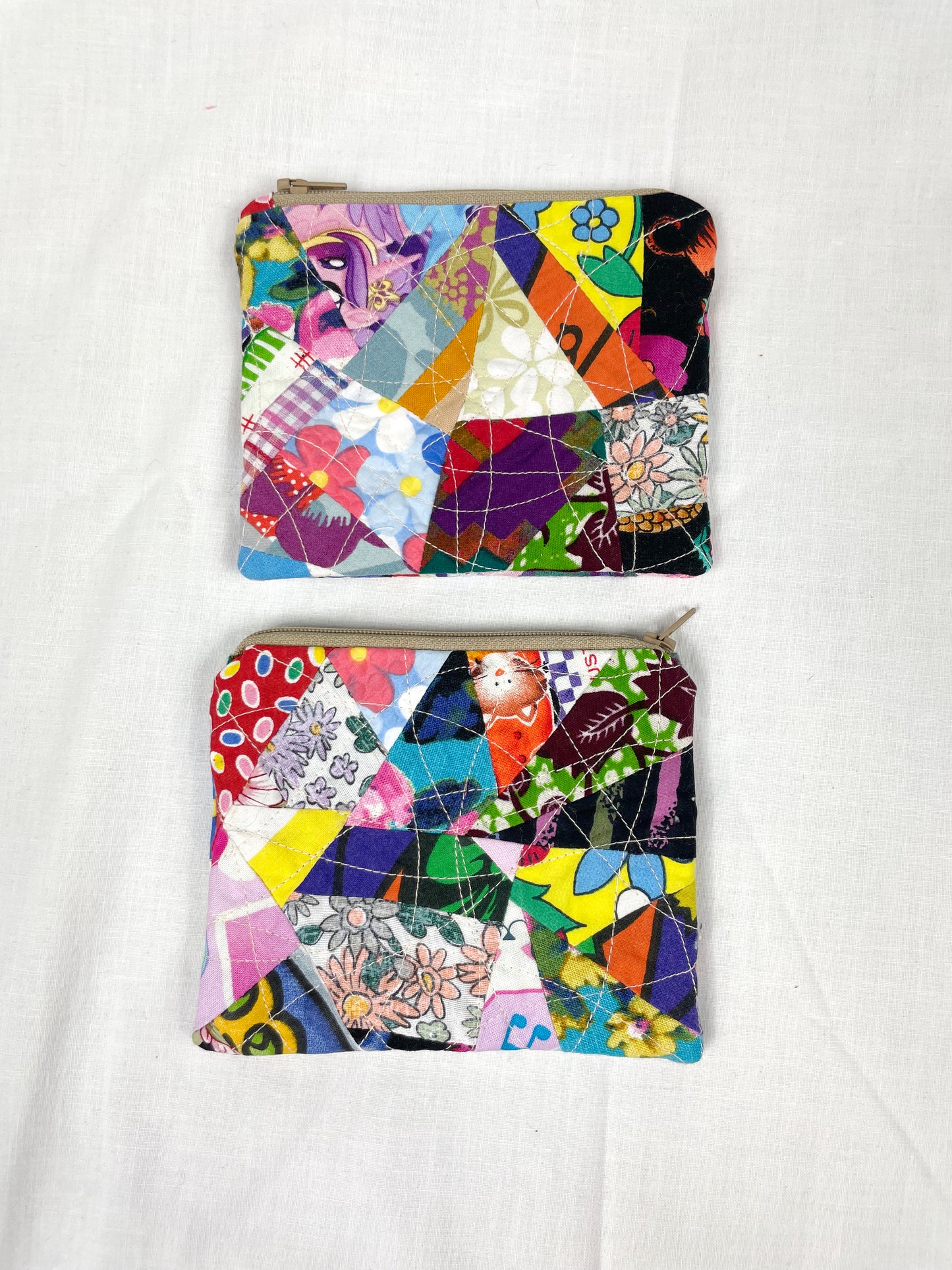 Multi Colour Zero Waste Scrap Coin Purse