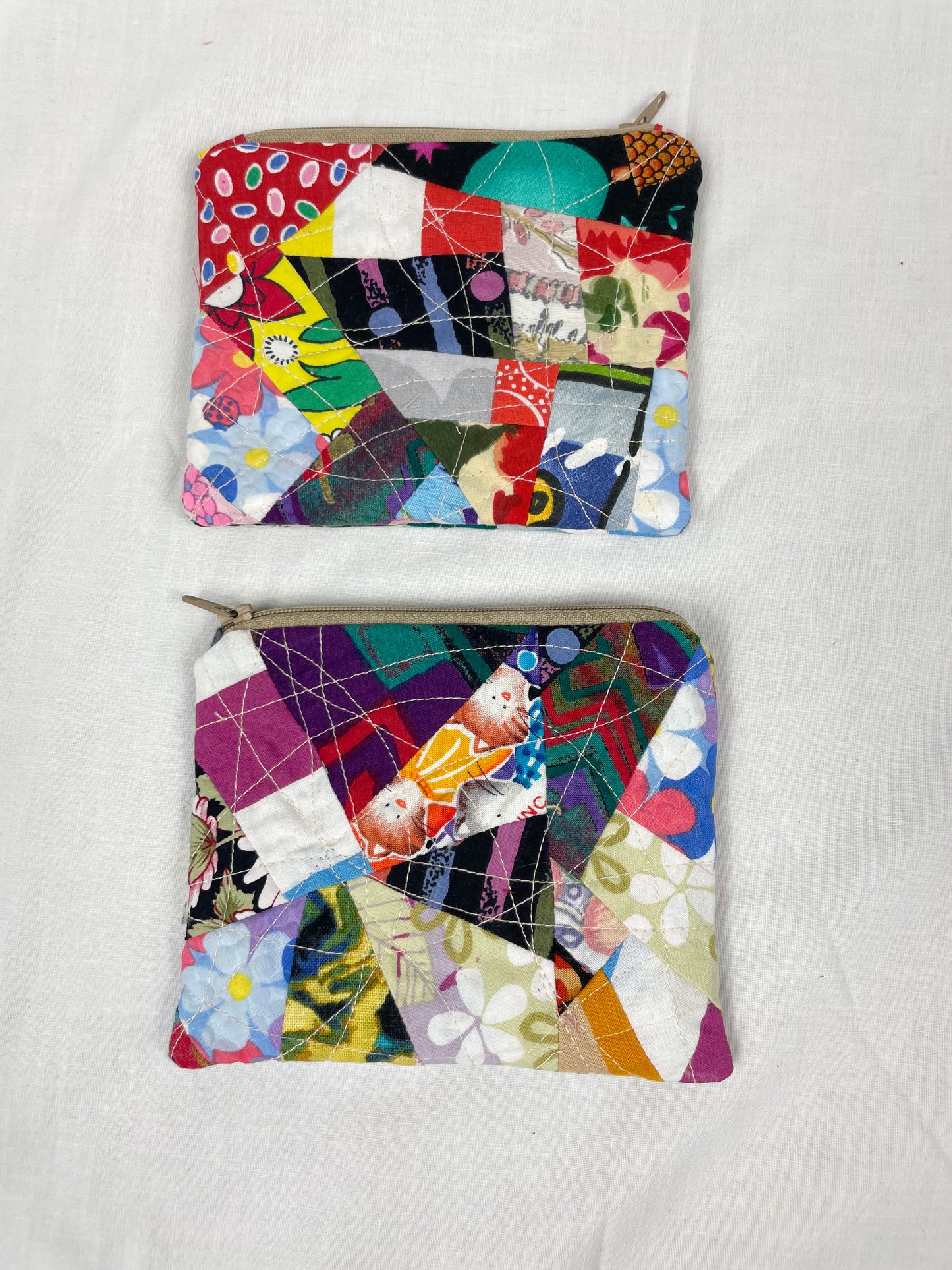 Multi Colour Zero Waste Scrap Coin Purse
