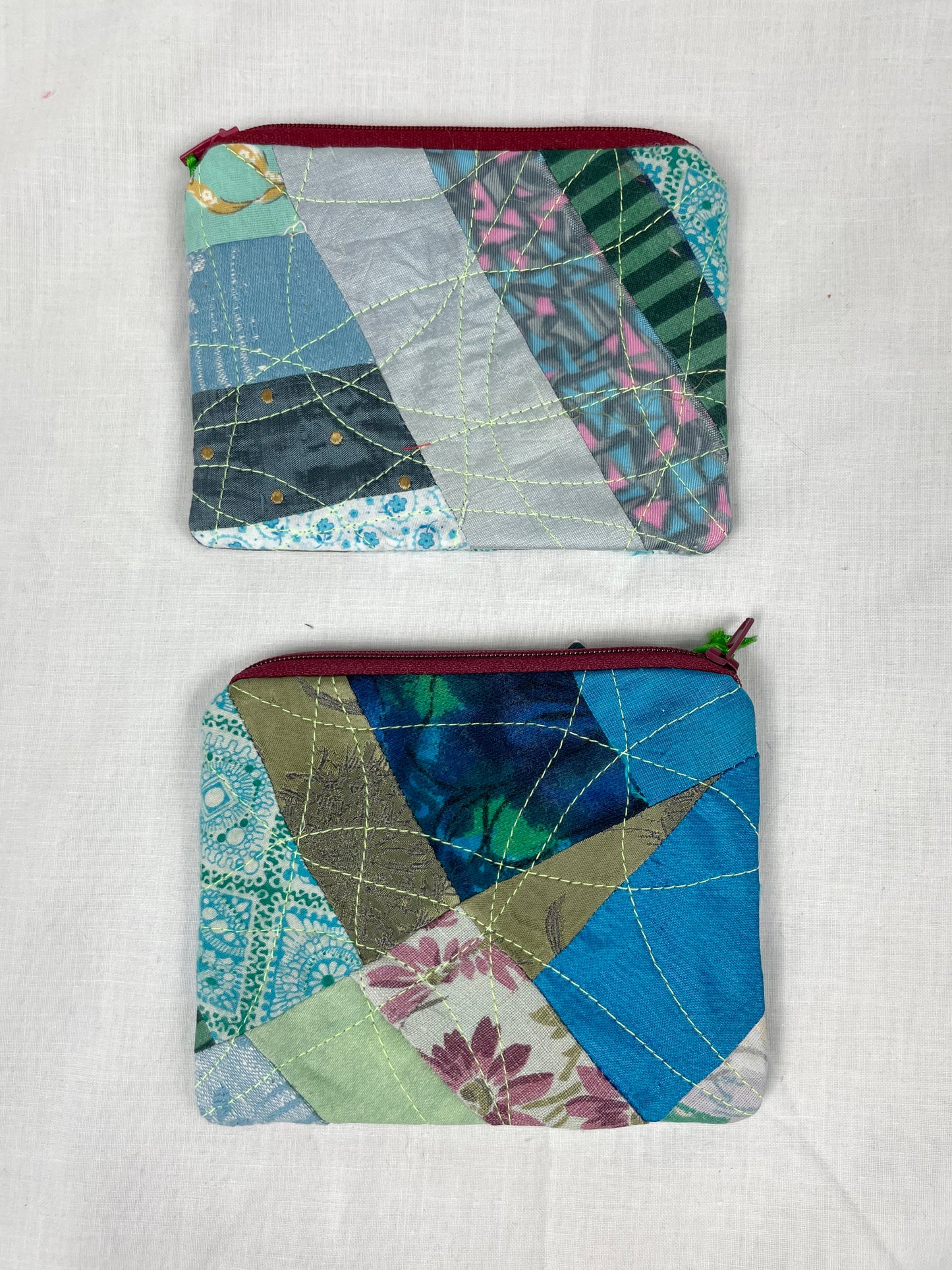 Blue Zero Waste Scrap Coin Purse