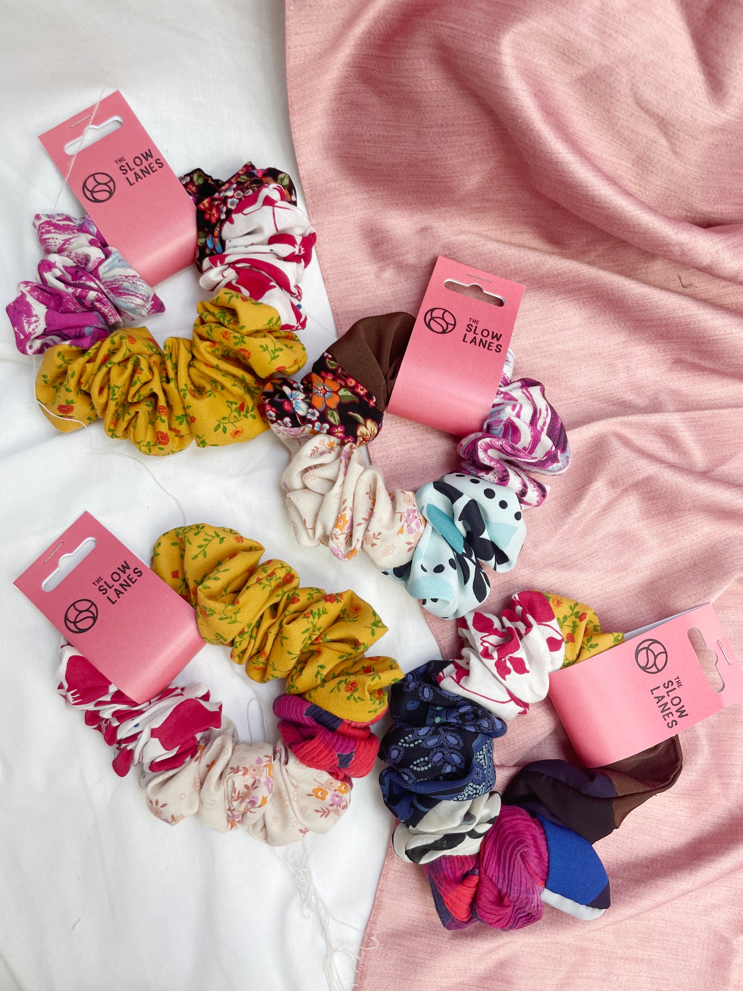 Zero Waste Scrap Scrunchies Medium