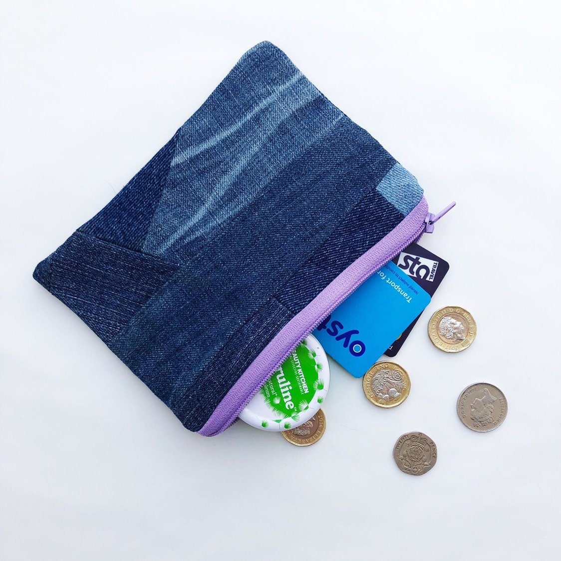 Denim Patch Purse