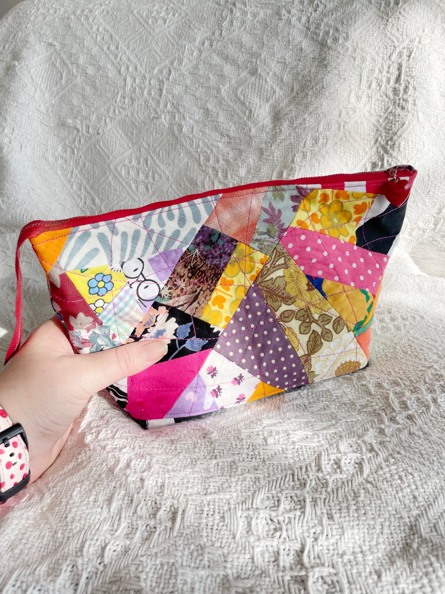 Zero Waste Patch Make Up Bags